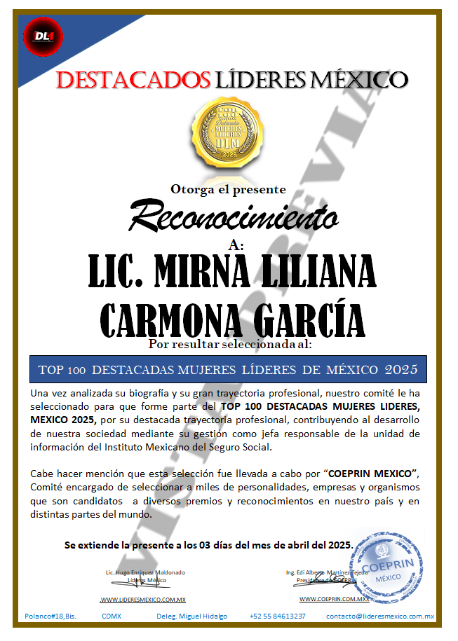 Este documento se entregará en original el día del evento