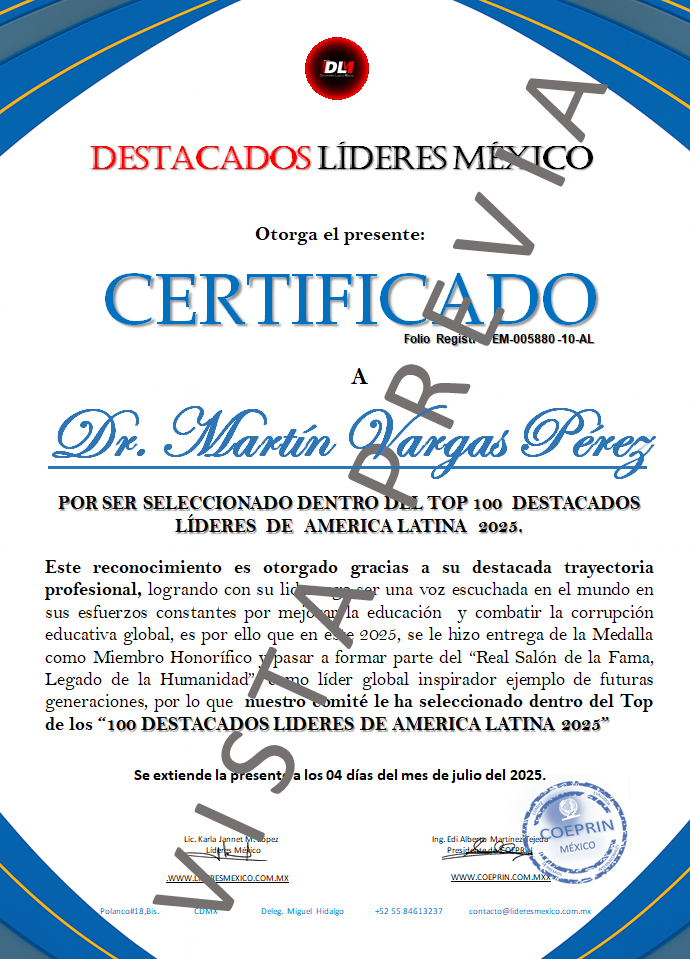 Este documento se entregará en original el día del evento