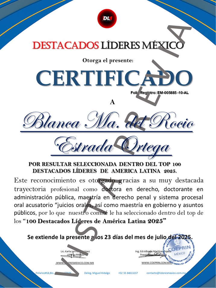 Este documento se entregará en original el día del evento