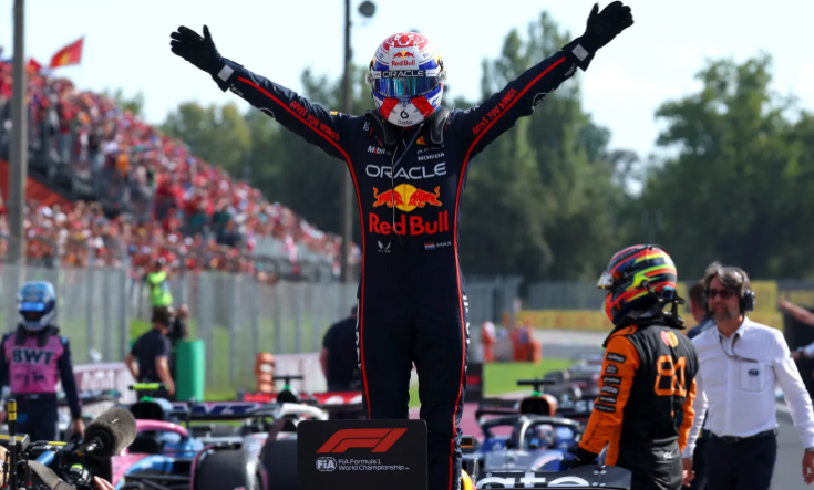 Max Verstappen en el GP de Italia 2025X: F1