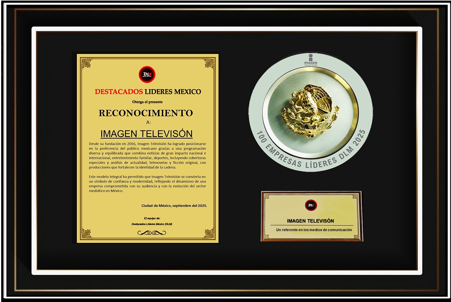 Imagen del galardón de lujo, el cual se otorga en el plan VIP