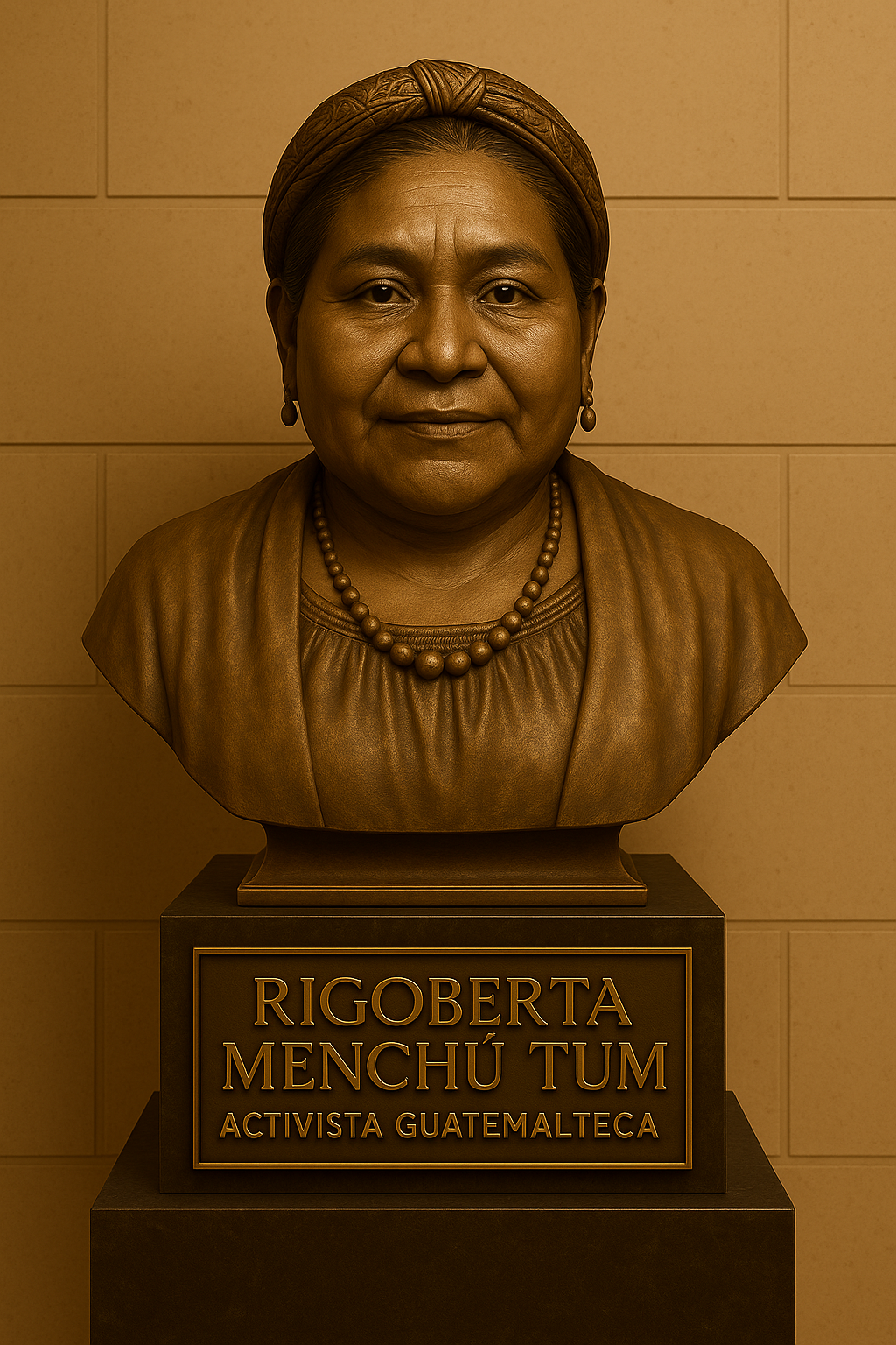 Rigoberta Menchú Tum es una reconocida líder indígena, defensora de los derechos humanos y Premio Nobel de la Paz 1992, originaria de Guatemala y perteneciente al pueblo maya quiché. Su vida ha estado dedicada a la lucha por la justicia social, la defensa de los pueblos indígenas y la promoción de la paz.  Desde muy joven enfrentó la violencia del conflicto armado en su país, lo que la llevó a convertirse en una voz internacional por los derechos de los pueblos originarios. Ha recibido múltiples reconocimientos, entre ellos el Premio Príncipe de Asturias de Cooperación Internacional, y es fundadora de la Fundación Rigoberta Menchú Tum, dedicada a la educación, la equidad y la reconciliación social. Su legado inspira al mundo entero como símbolo de resistencia, dignidad y esperanza para los pueblos indígenas de América Latina.