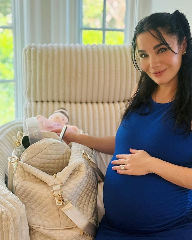 © IG: @marthahigareda Martha Higareda en una foto de sus últimos días con su pancita.