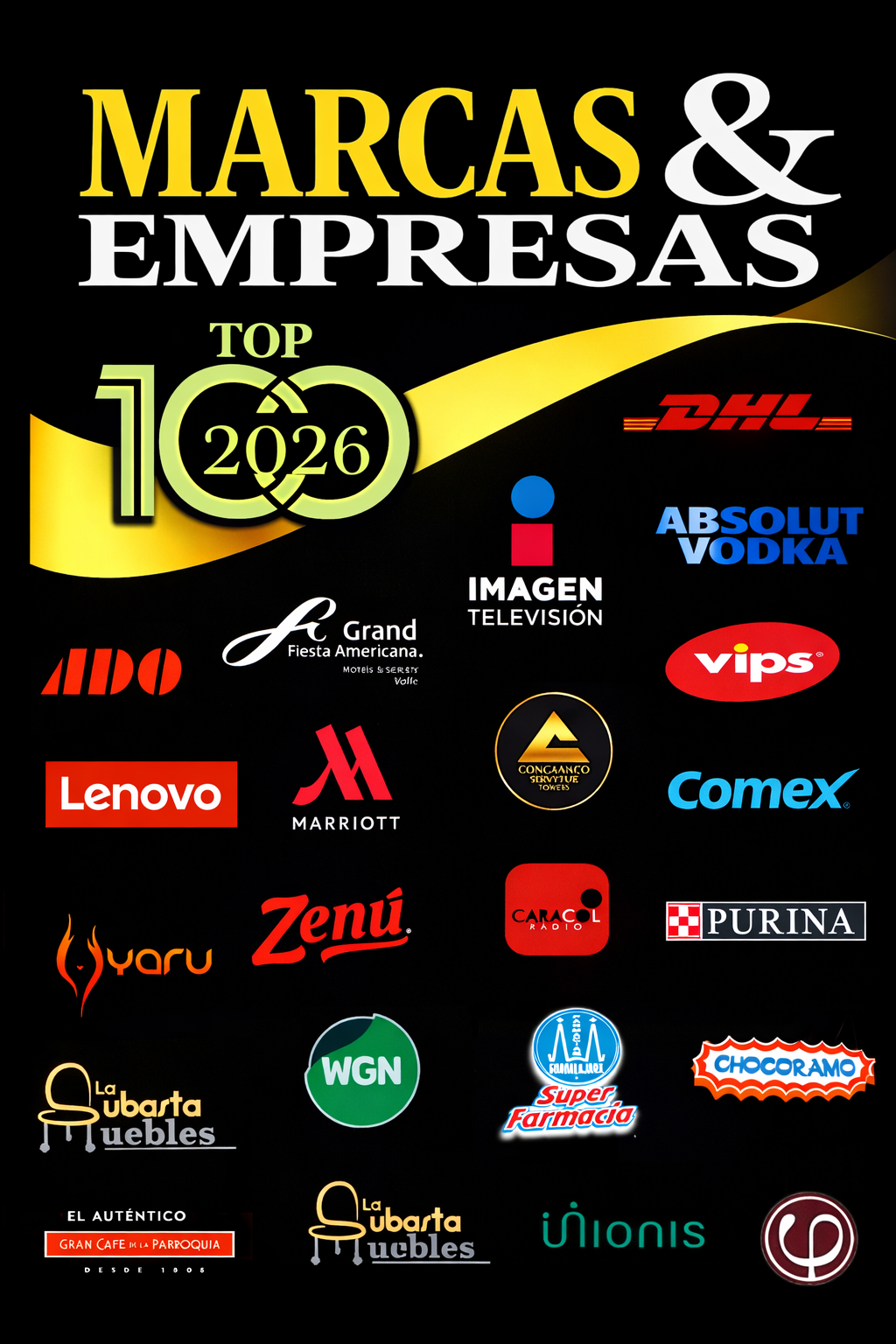 Algunas de las marcas ya seleccionadas invitadas