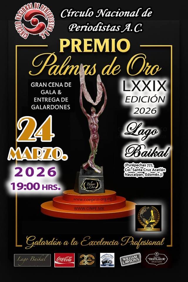 CENA BAILE EN EL MARCO DE LA ENTREGA DEL GALARDÓN LAS PALMAS DE ORO 2026