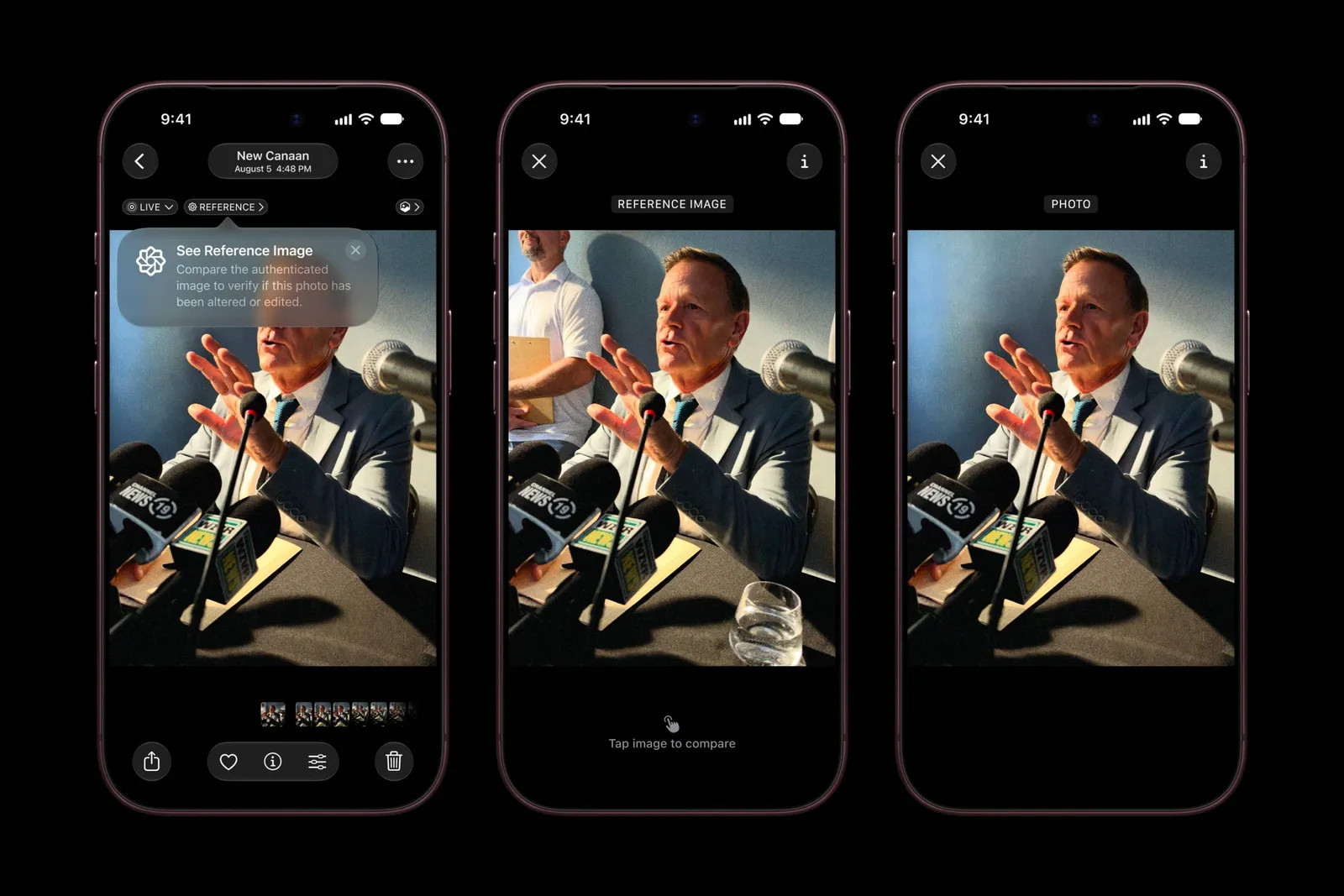 Apple Reference Image en app Fotos del Apple iPhone 18 Pro